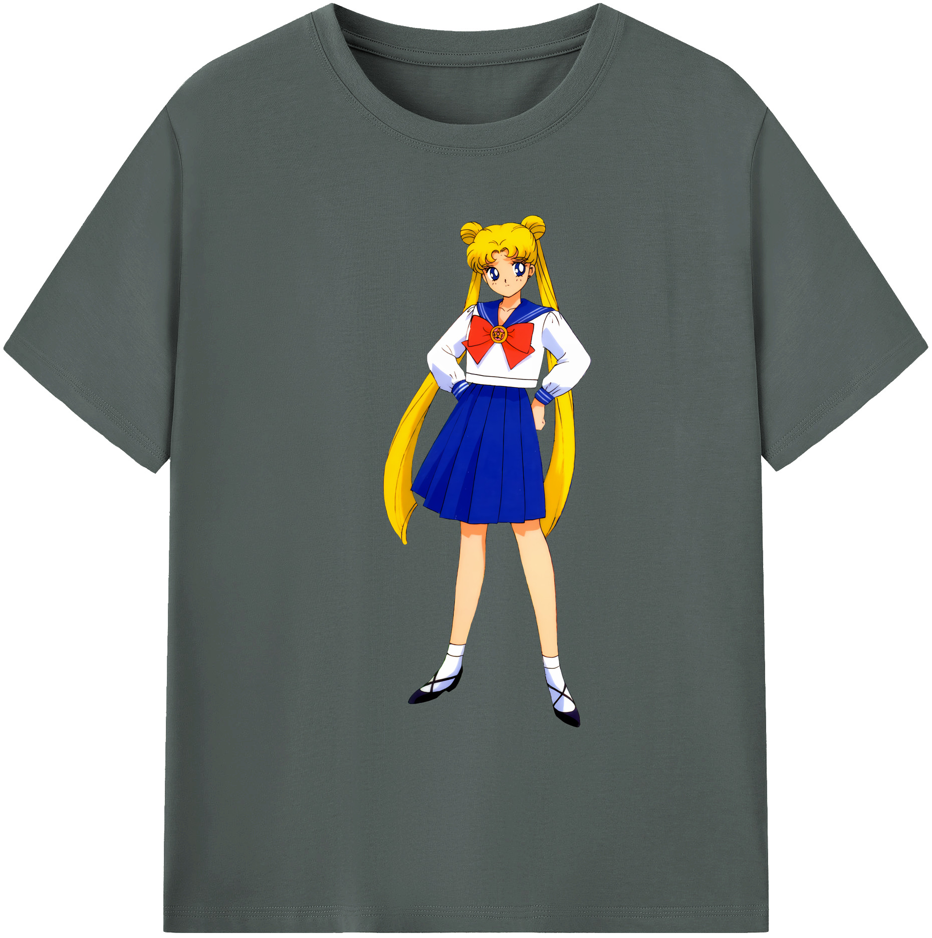 （画像用） 美少女戦士セーラームーン 愛野 美奈子 あいの みなこ Sailor Moon Aino Minako 綿100％ メンズ半袖Tシャツ｜肌触りやわらか＆通気性